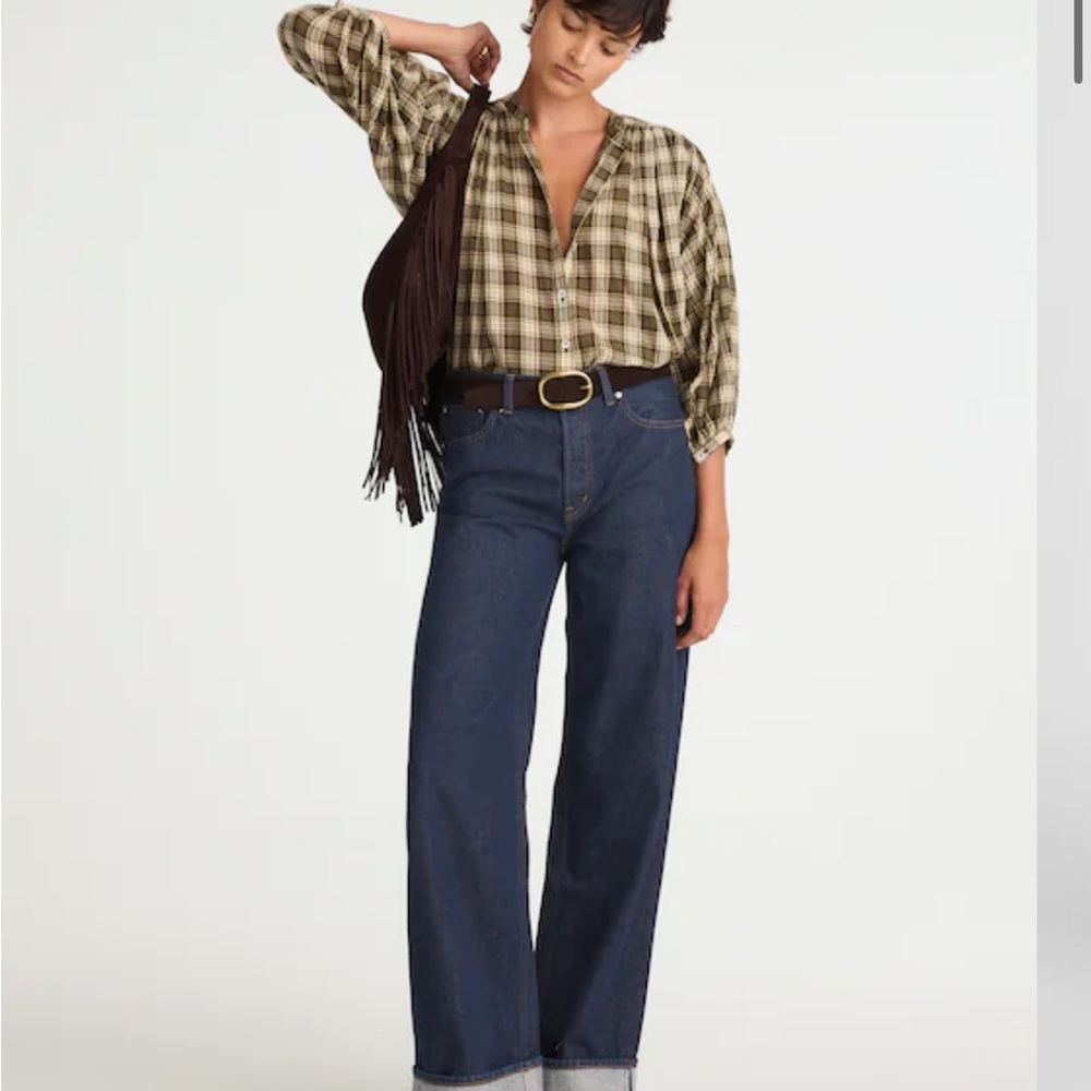 Madewell Dark Blue Flare Jeans